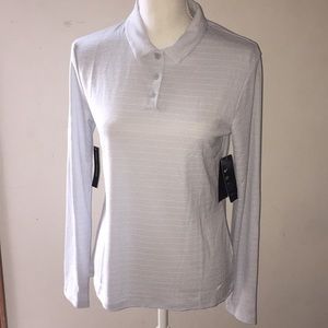 Nike Ladies Dri-Fit Long Sleeve Golf Polo Small